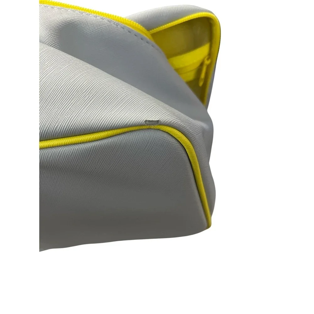 Tender Love + Carry Makeup Bag Blue/Neon Yellow Travel Cosmetic Case Organizer